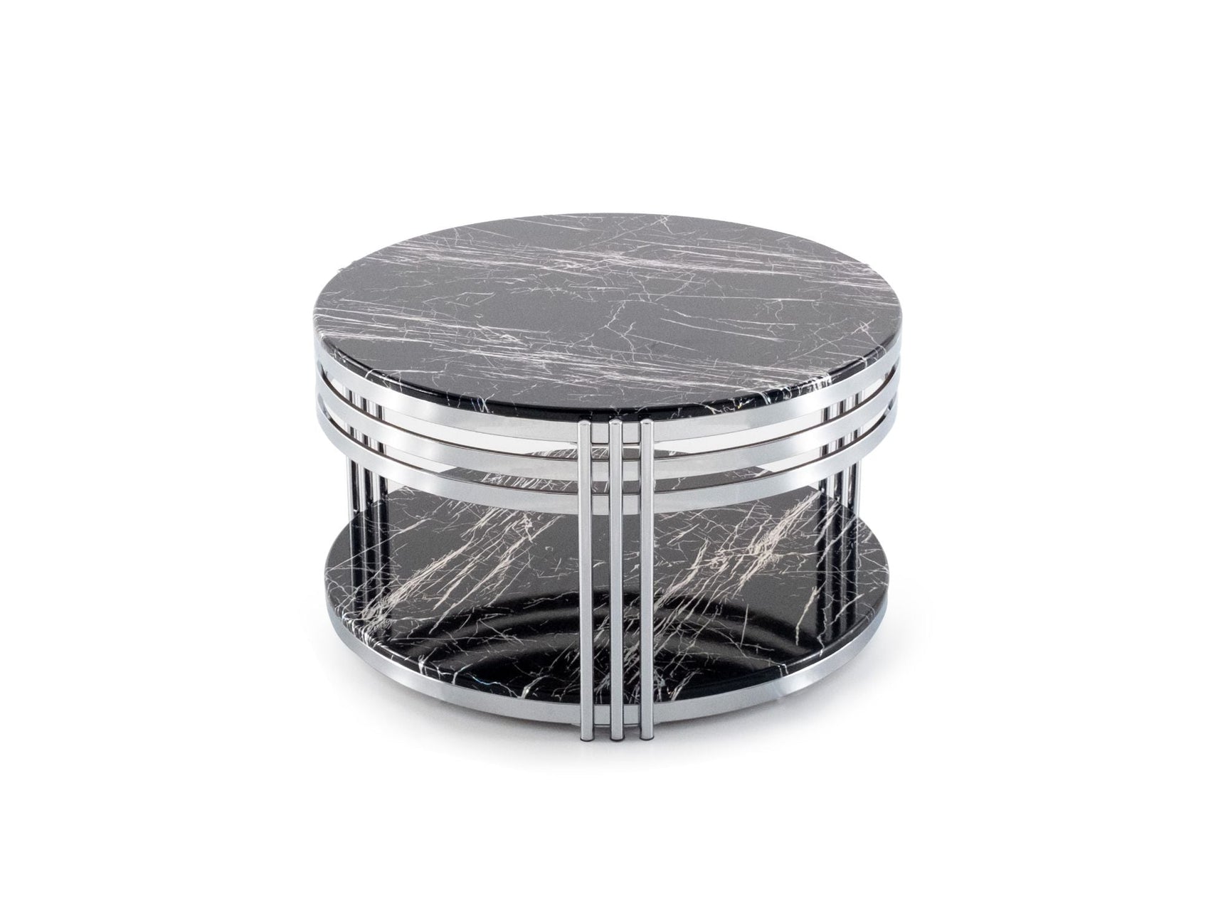 Zeus 331 Black/Silver Coffee Table