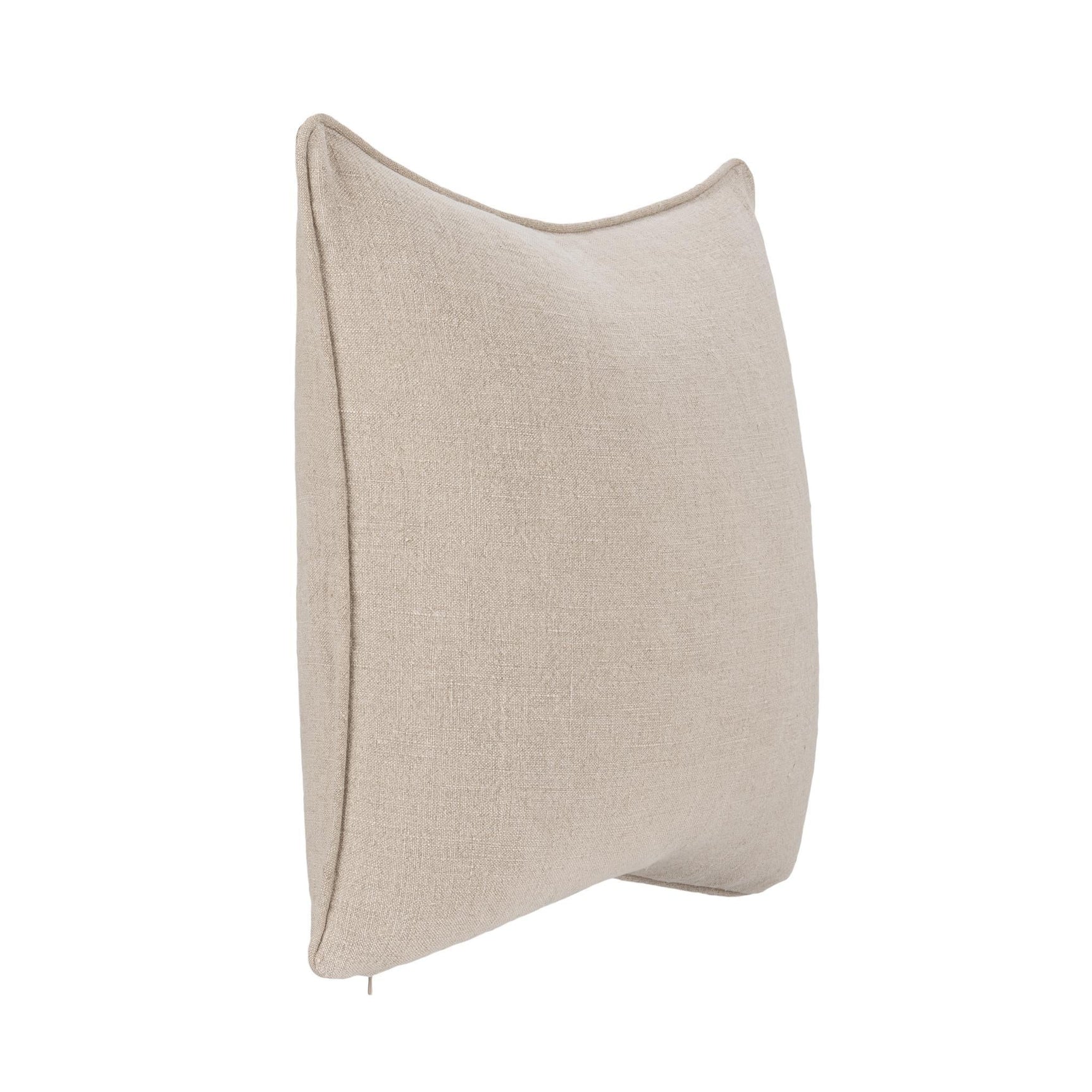 SLD Bedford Natural Linen 22x22 Throw Pillow (Set of 2) - Ornate Home