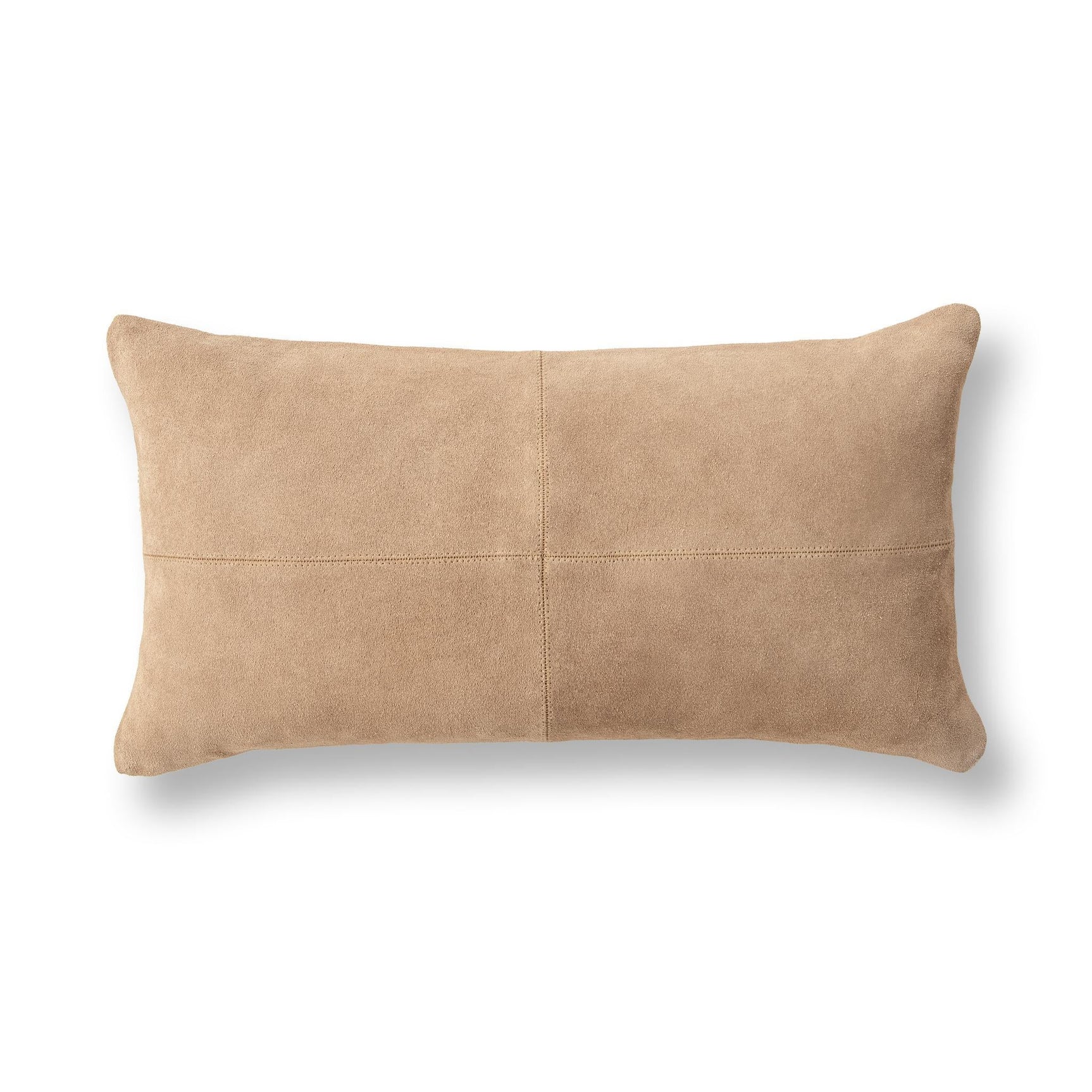 SLD Clemson Brown Suede Biscotti 14x26 Throw Pillow (Set of 2) - Ornate Home