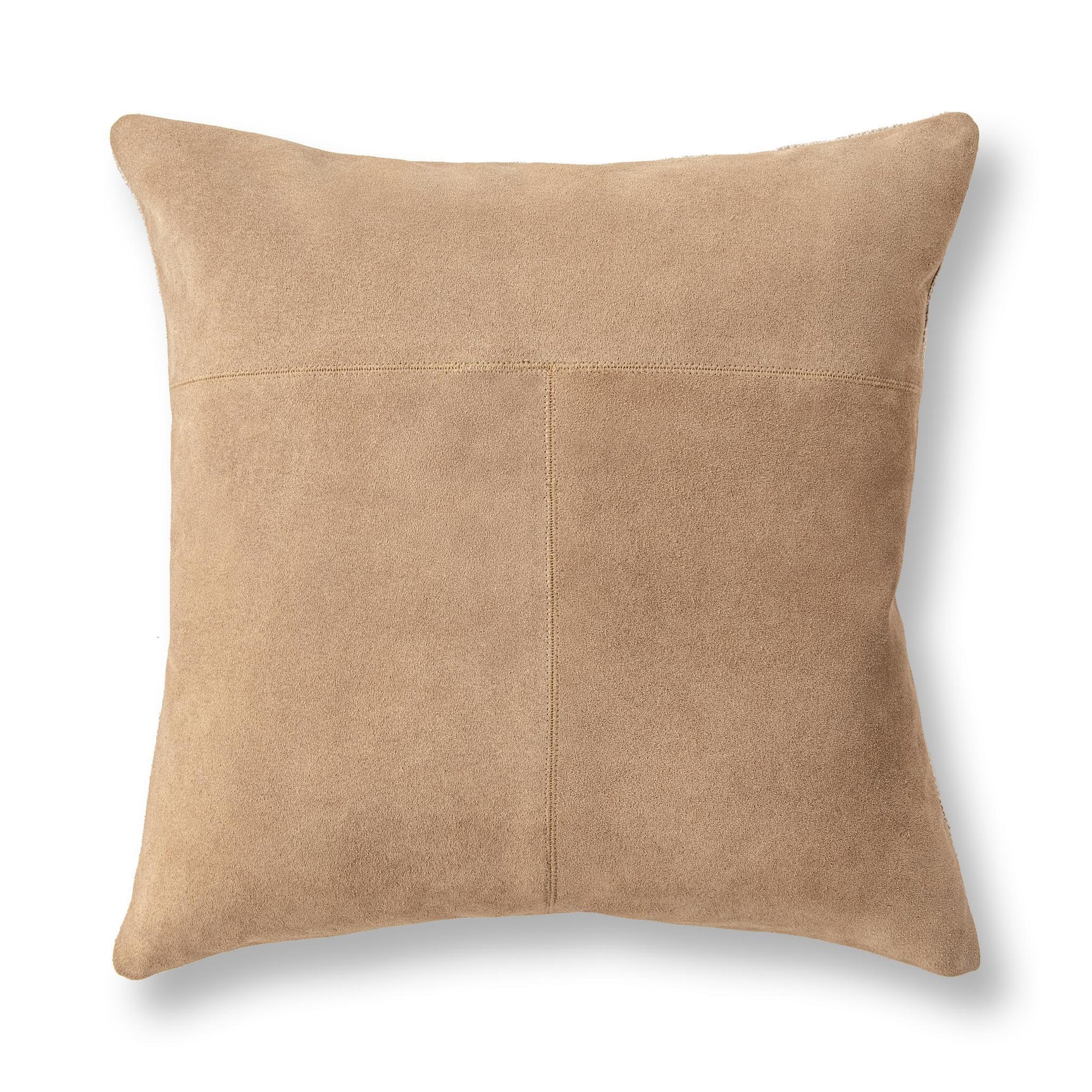 SLD Clemson Brown Suede Biscotti 22x22 Throw Pillow (Set of 2) - Ornate Home
