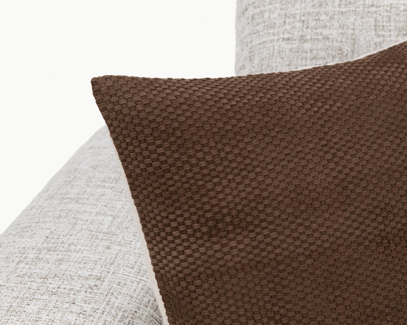 SLD Coffee Brown Bassinet 18x18 Throw Pillow (Set of 2) - Ornate Home