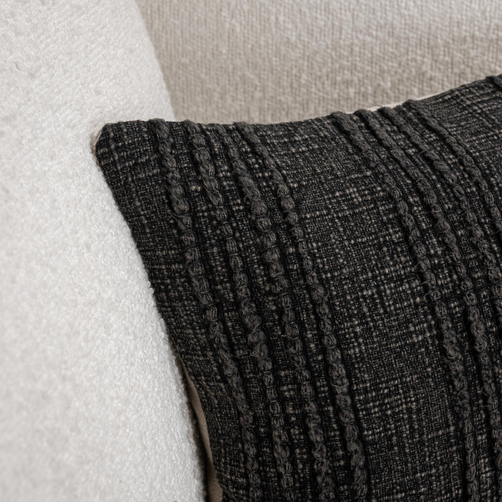 SLD Gratitude Black Multiple Sizes Throw Pillow (Set of 2) - Ornate Home