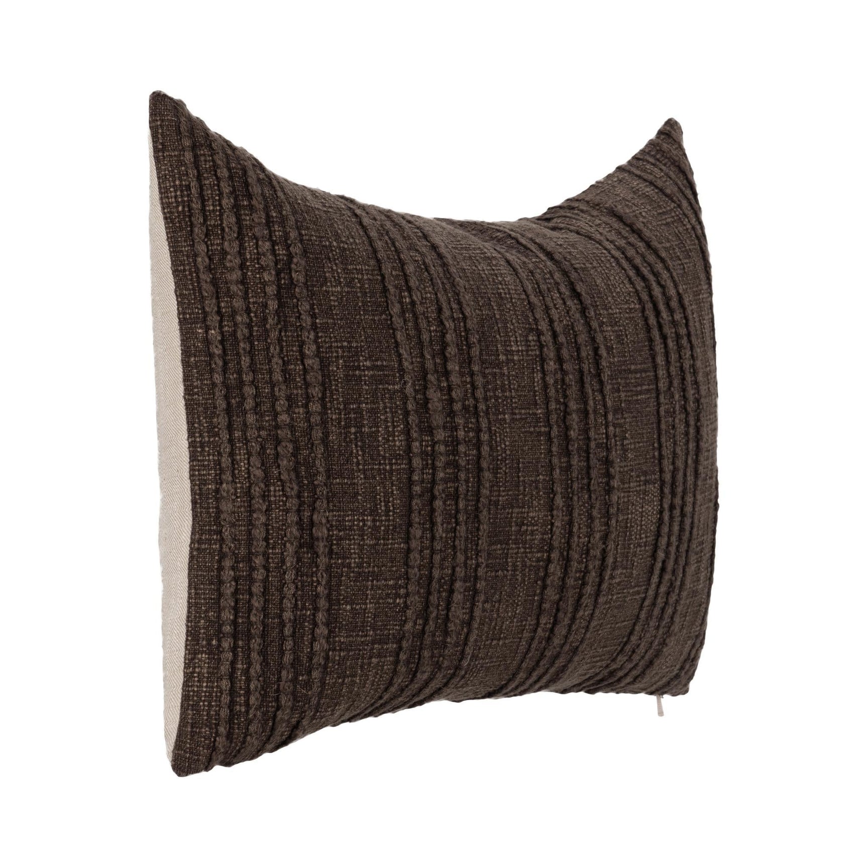 SLD Gratitude Ganache Brown Multiple Sizes Throw Pillow (Set of 2) - Ornate Home