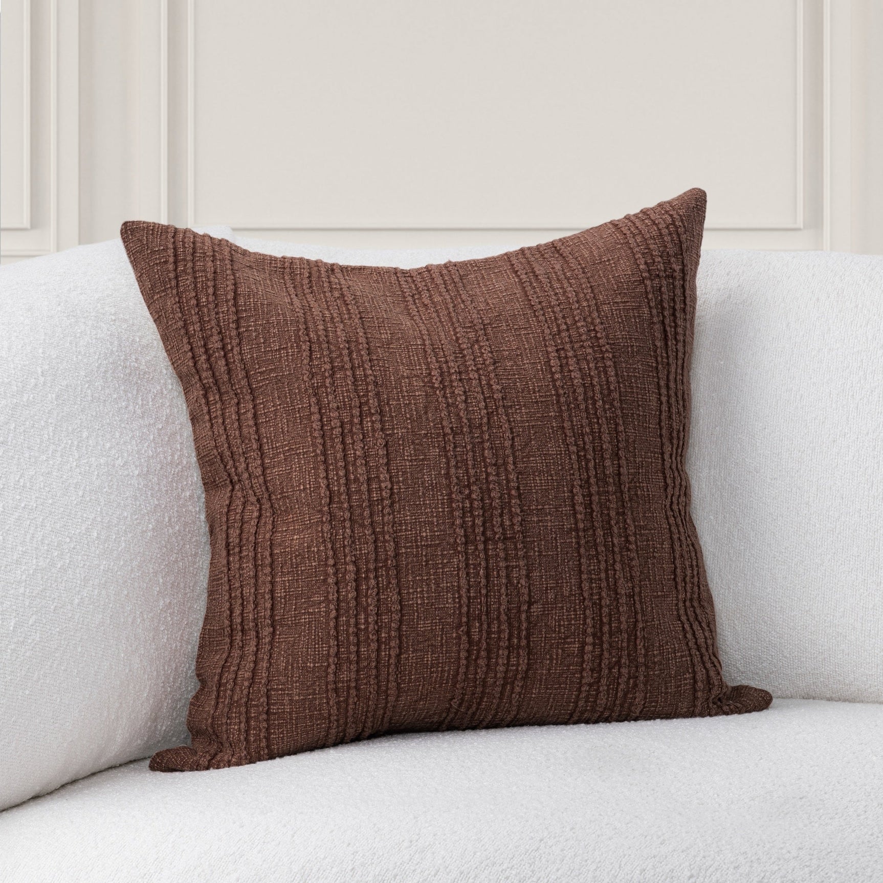 SLD Gratitude Mahogany Multiple Sizes Throw Pillow (Set of 2) - Ornate Home