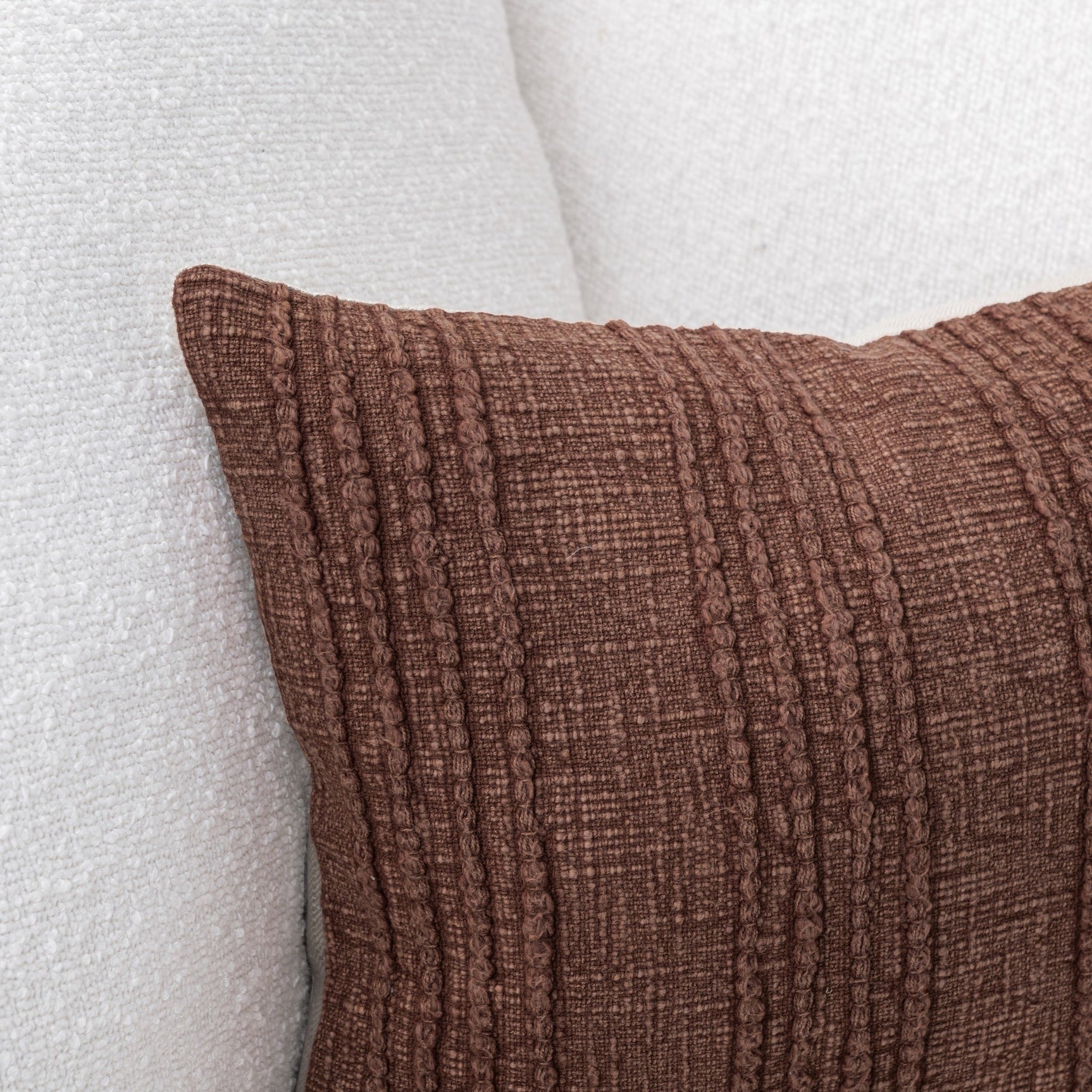 SLD Gratitude Mahogany Multiple Sizes Throw Pillow (Set of 2) - Ornate Home