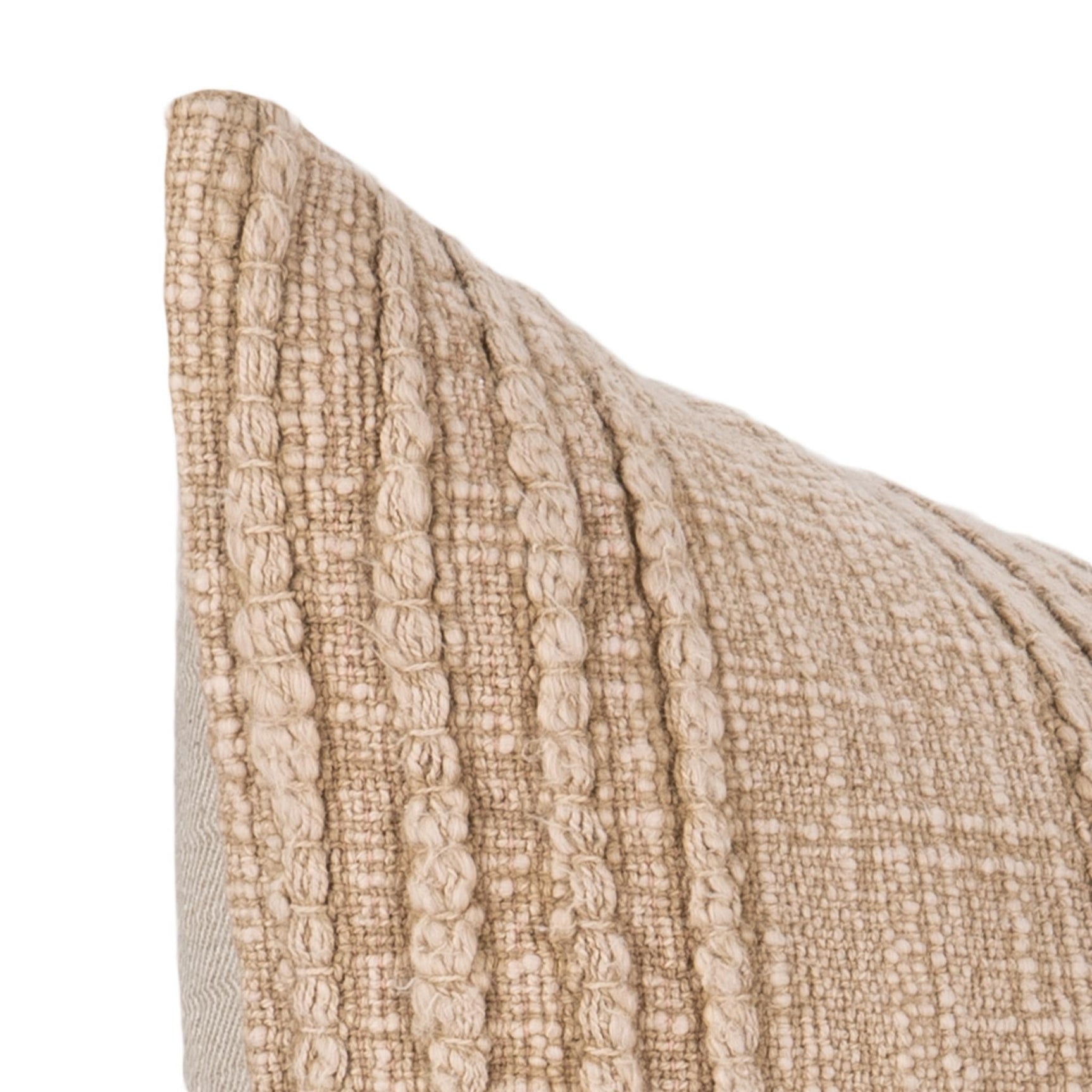 SLD Gratitude Natural Multiple Sizes Throw Pillow (Set of 2) - Ornate Home