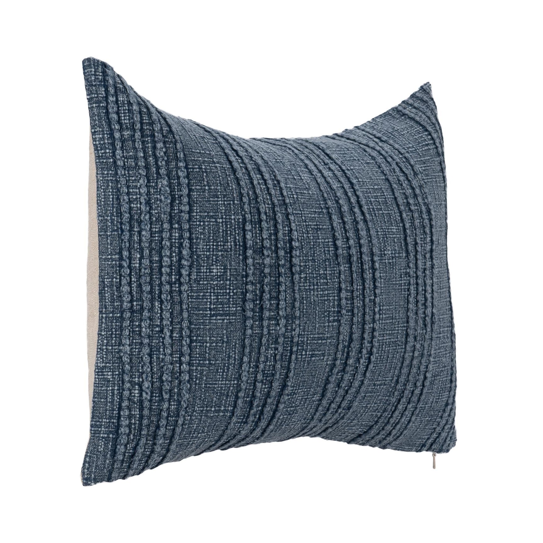 SLD Gratitude Navy Blue Multiple Sizes Throw Pillow (Set of 2) - Ornate Home