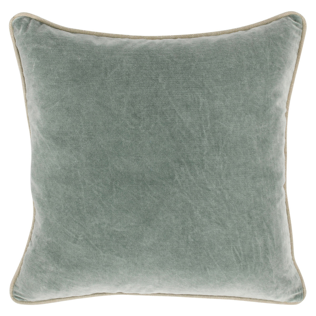 SLD Heirloom Bay Green Velvet Multiple Sizes Throw Pillow (Set of 2) - Ornate Home