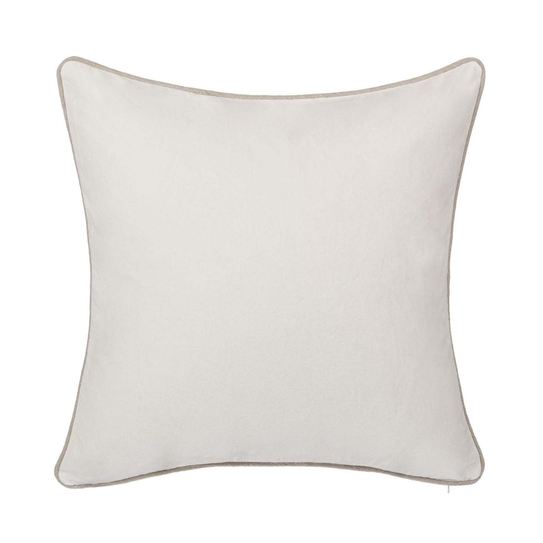 SLD Heirloom Ivory Velvet Multiple Sizes Throw Pillow (Set of 2) - Ornate Home