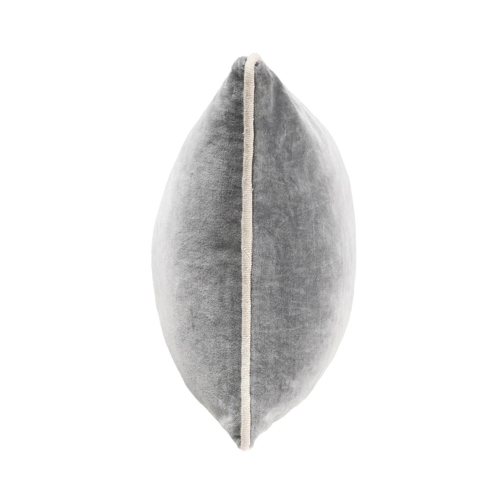 SLD Heirloom Stone Gray Velvet Multiple Sizes Throw Pillow (Set of 2) - Ornate Home
