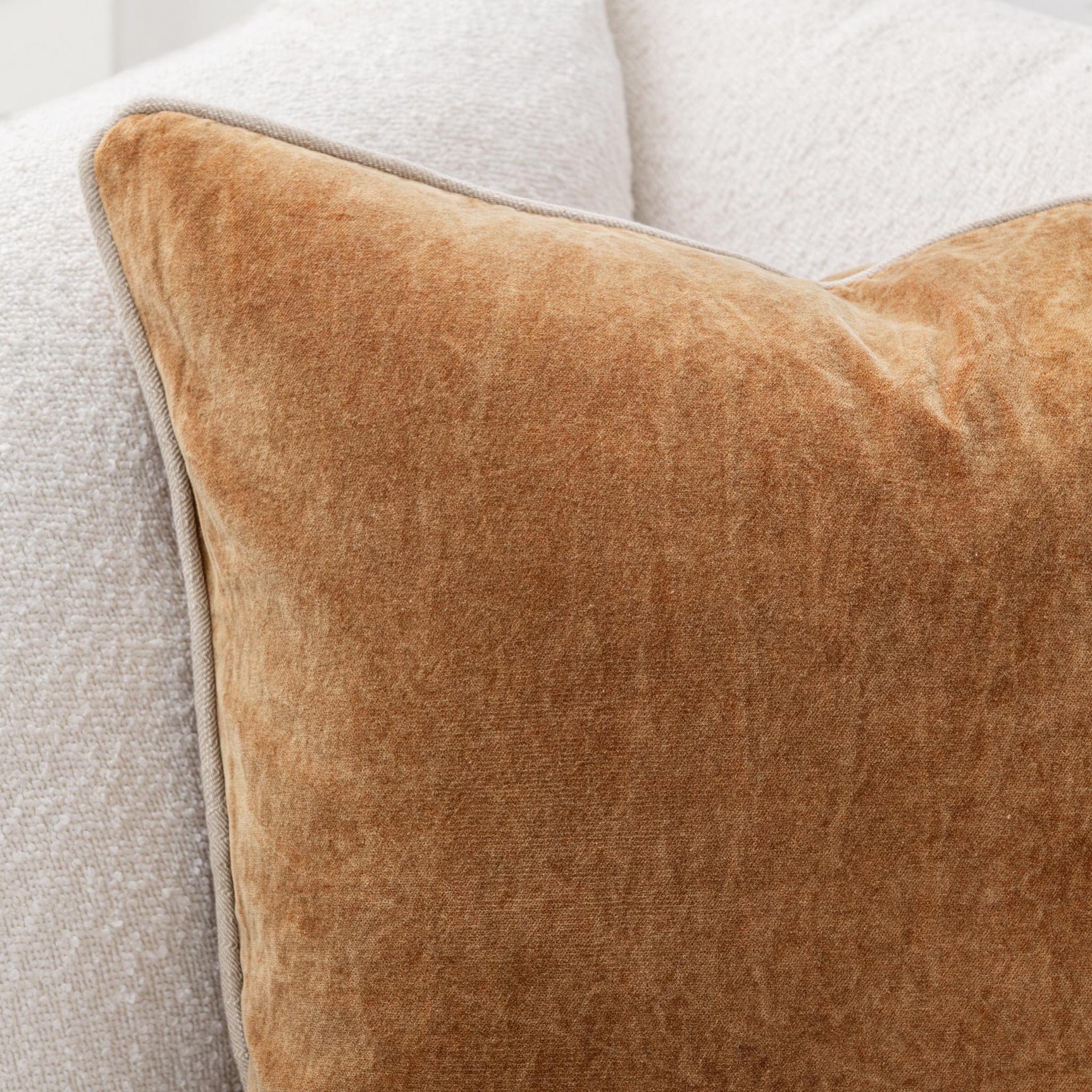 SLD Heirloom Velvet Turmeric Throw Pillow (Set of 2) - Ornate Home