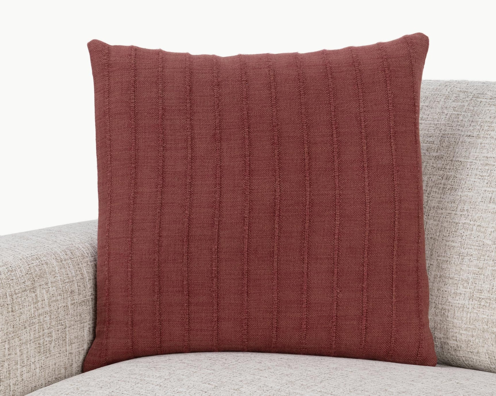 SLD Hunter Cherrywood Red 22x22 Throw Pillow (Set of 2) - Ornate Home