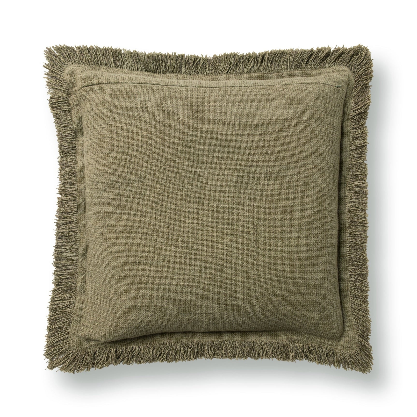 SLD Lauren Olive Green 22x22 Throw Pillow (Set of 2) - Ornate Home