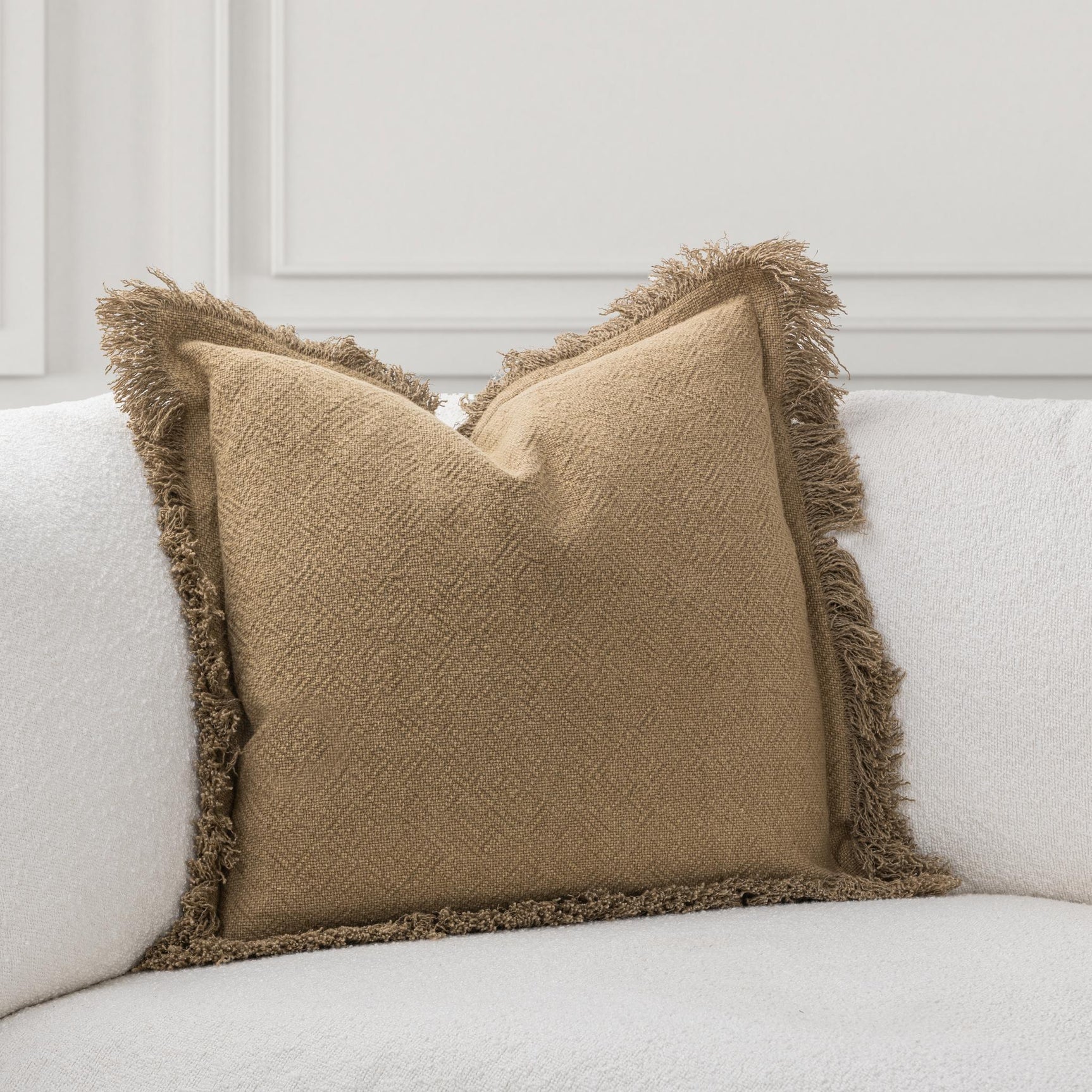 SLD Lauren Toasted Oat 22x22 Throw Pillow (Set of 2) - Ornate Home