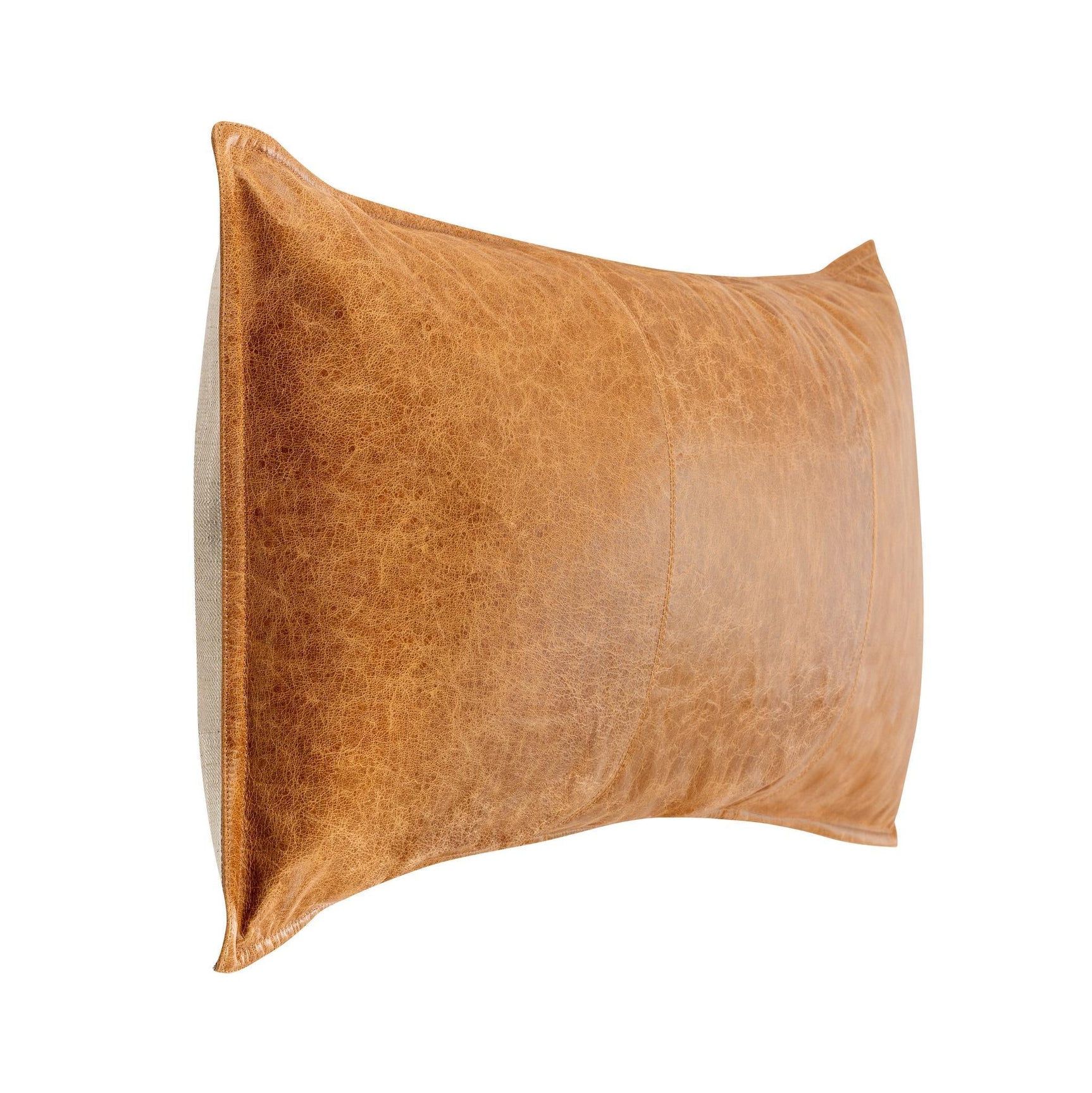 SLD Leather Dumont Chestnut Multiple Sizes Throw Pillow (Set of 2) - Ornate Home