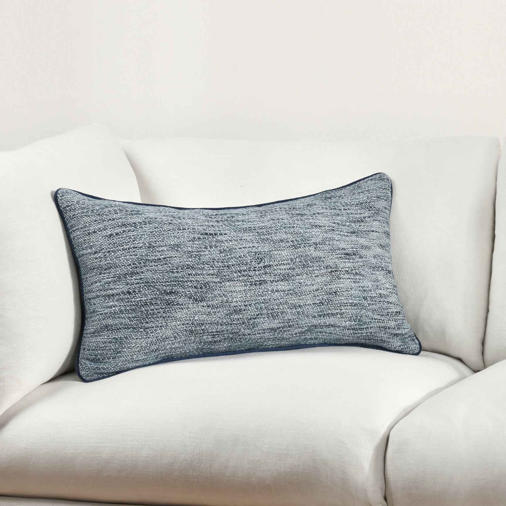 SLD Sharma Denim Blue Multiple Sizes Throw Pillow (Set of 2) - Ornate Home
