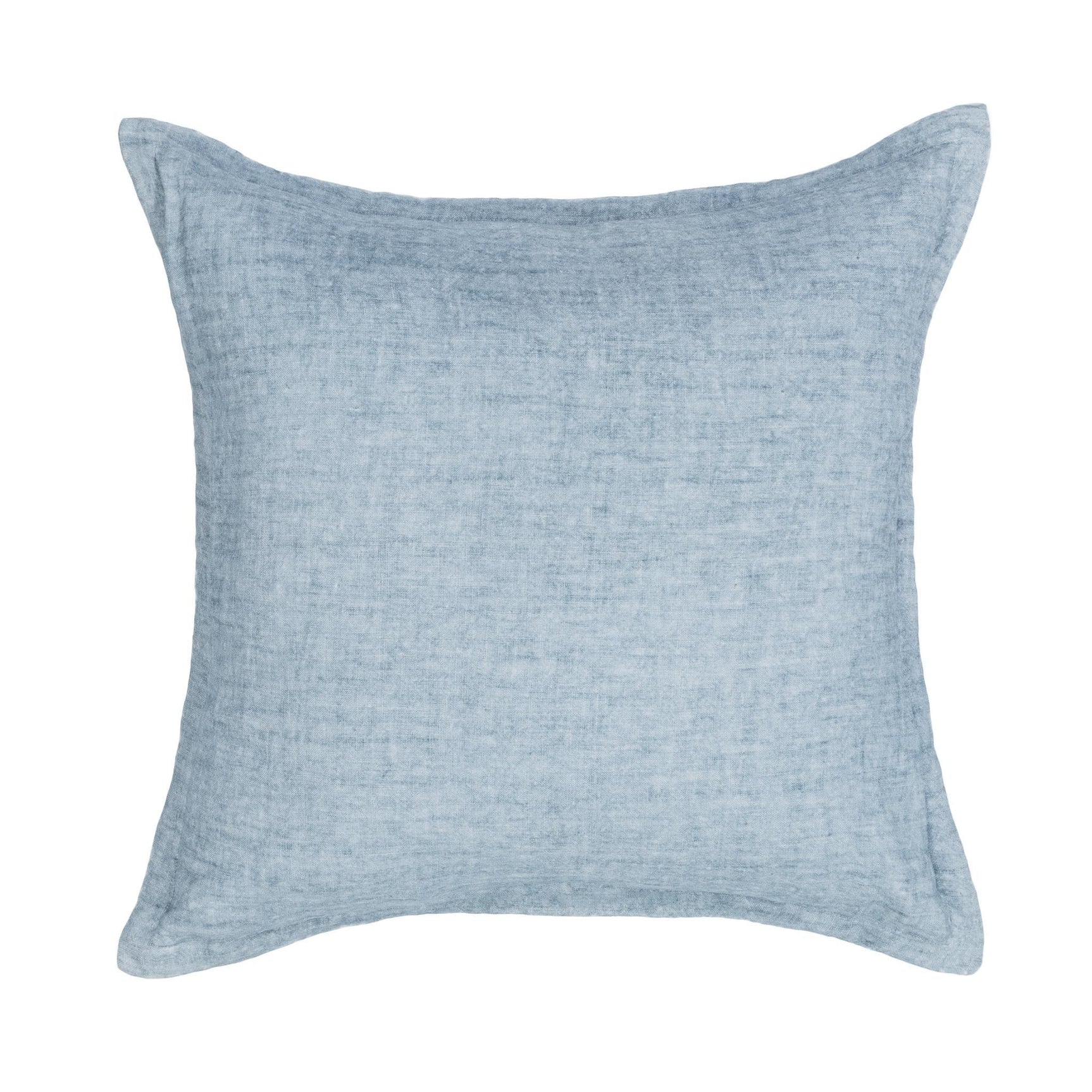 SLD Solstice Chambray Blue 22x22 Throw Pillow (Set of 2) - Ornate Home