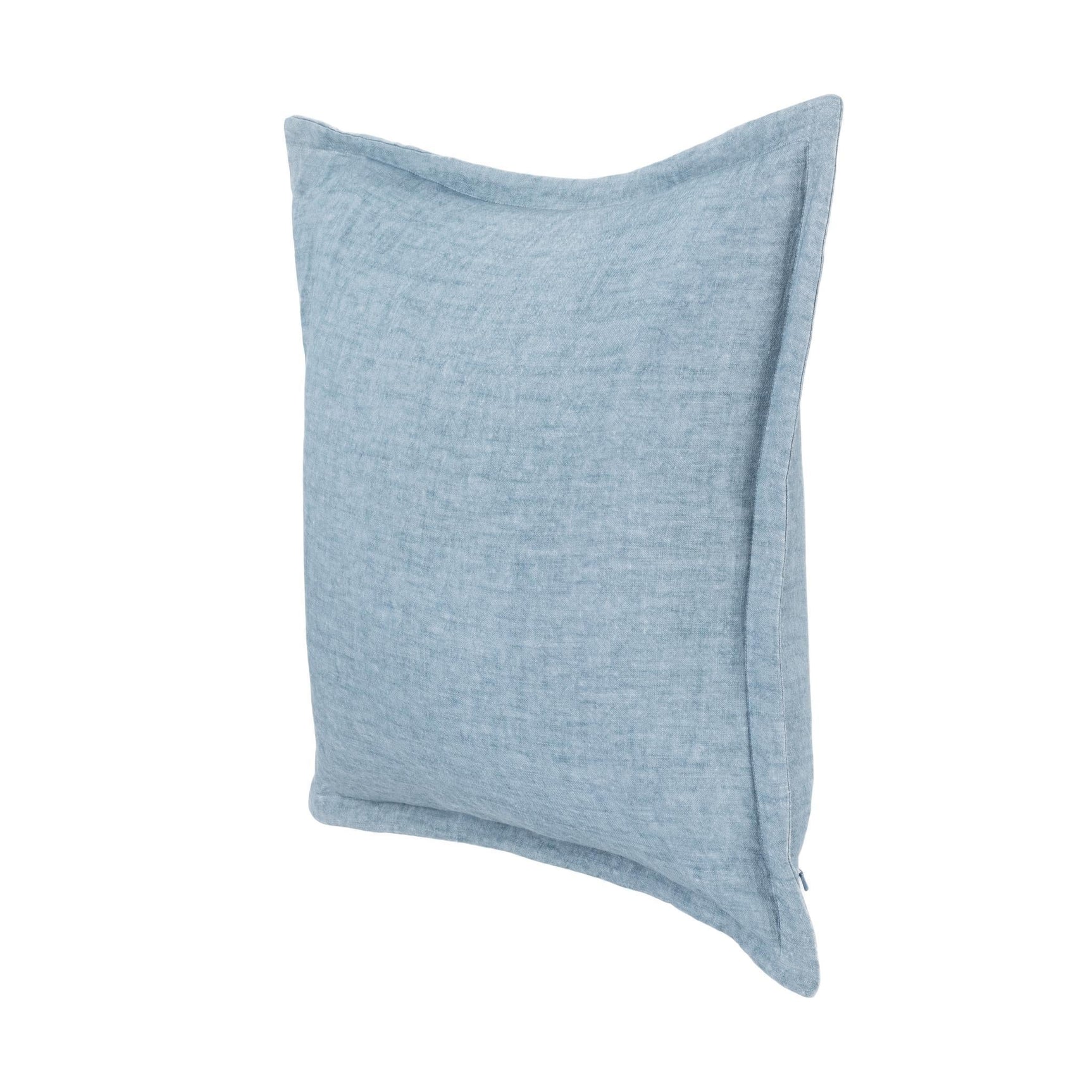 SLD Solstice Chambray Blue 22x22 Throw Pillow (Set of 2) - Ornate Home