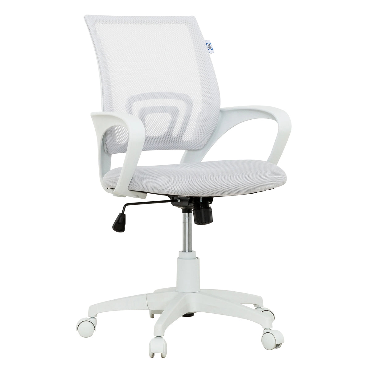 Sealy Jupiter White/Grey Mesh Office Desk Chair