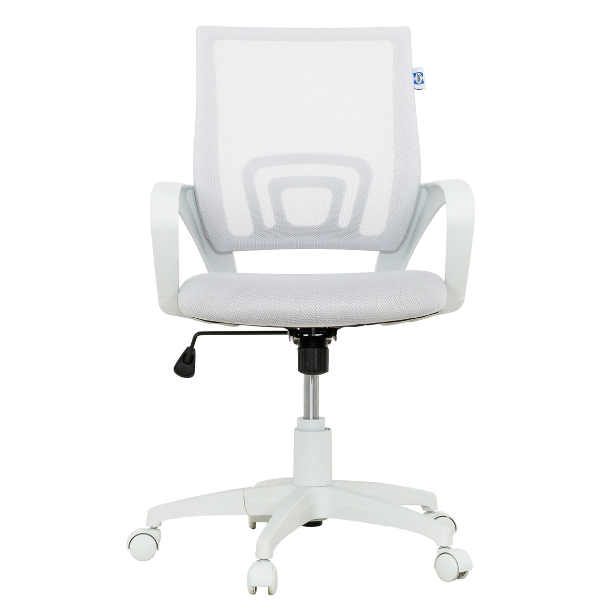 Sealy Jupiter White/Grey Mesh Office Desk Chair
