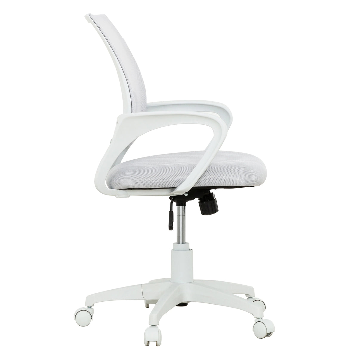 Sealy Jupiter White/Grey Mesh Office Desk Chair