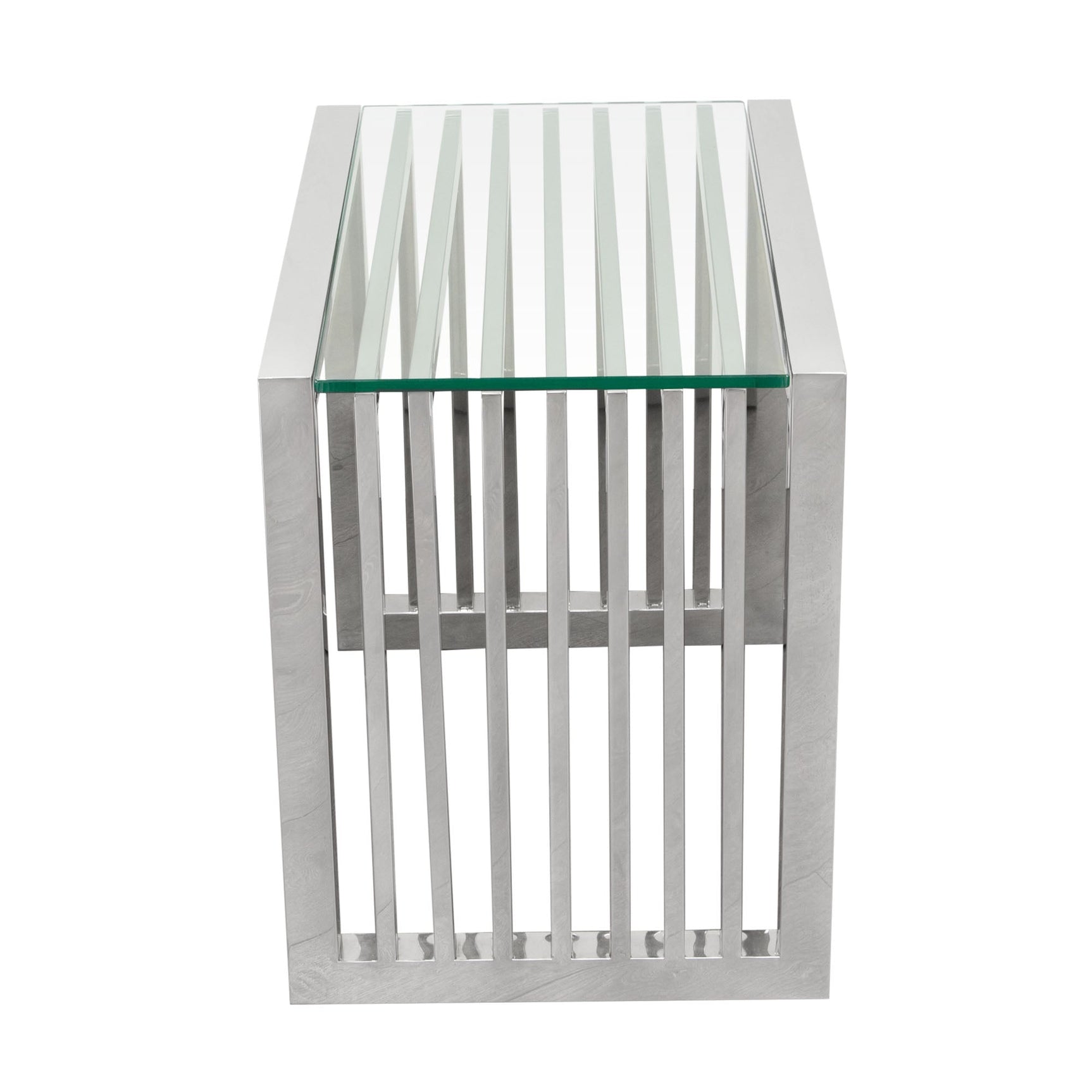 SOHO Stainless Steel End Table - Ornate Home