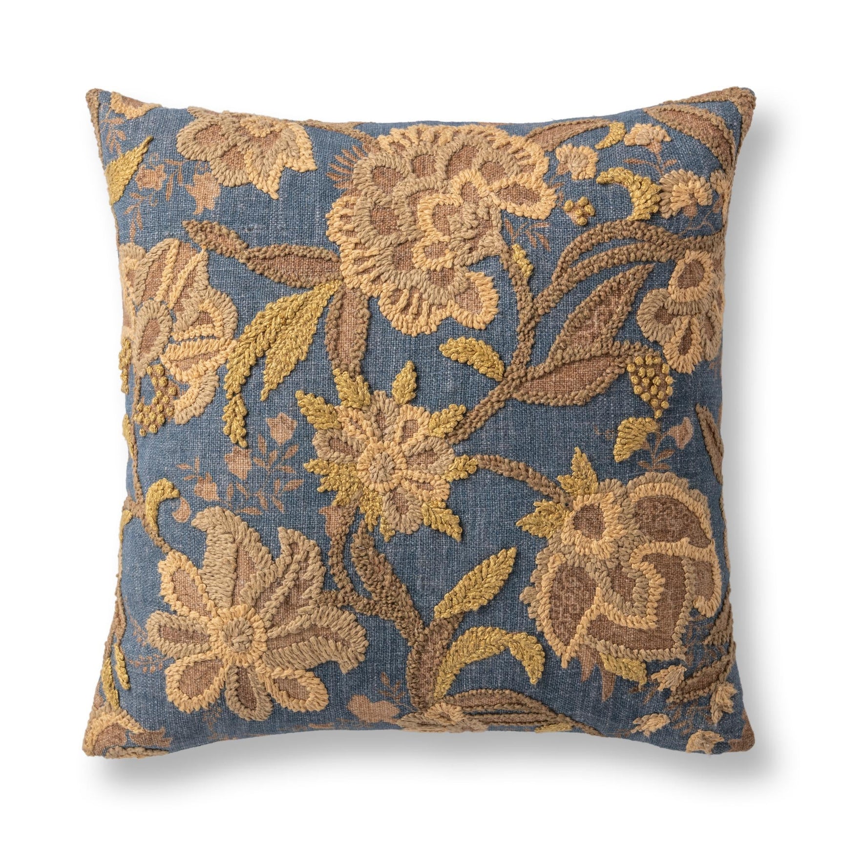 SR Anika Blue Sea 22x22 Throw Pillow (Set of 2) - Ornate Home