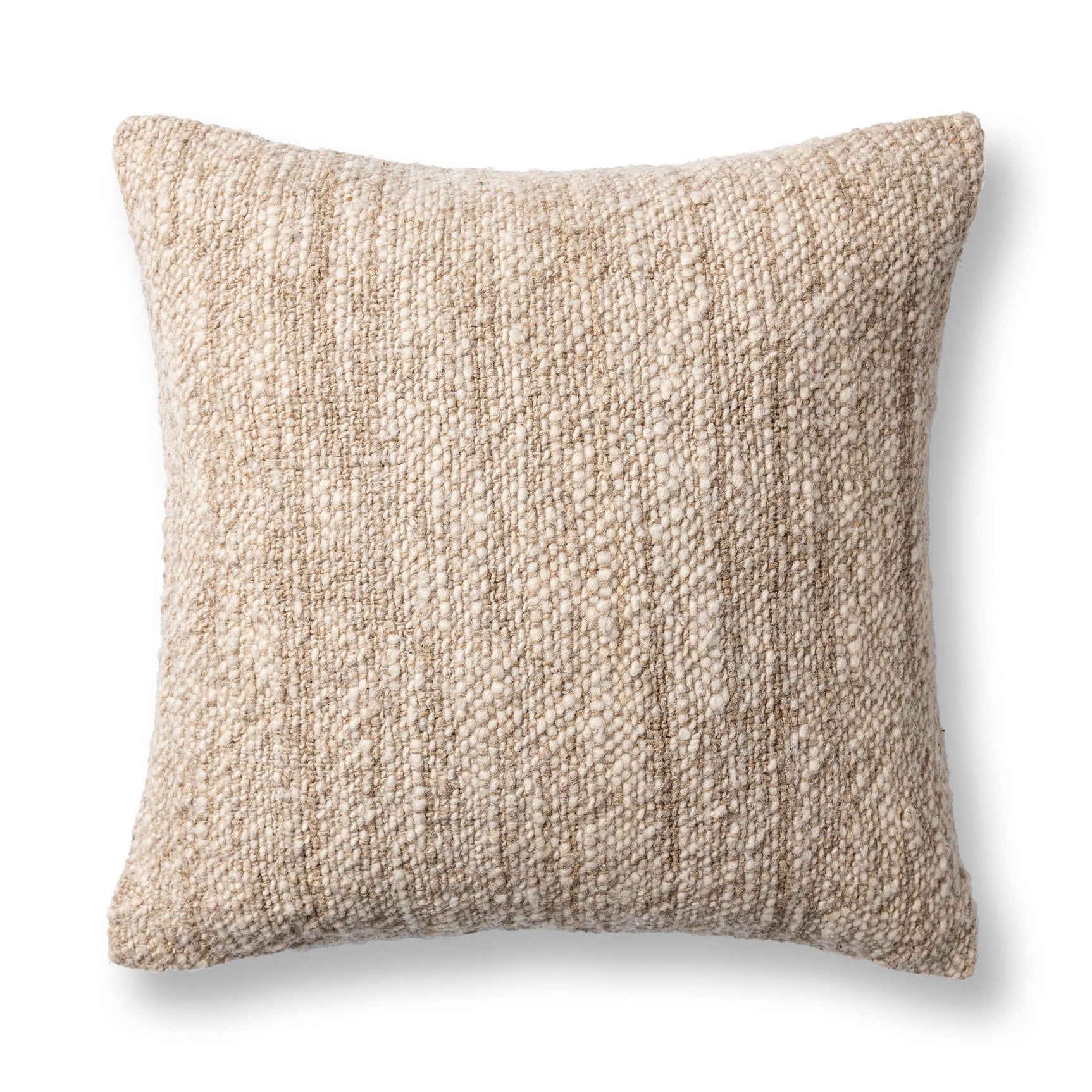 SR Jai Natural 22x22 Throw Pillow - Ornate Home
