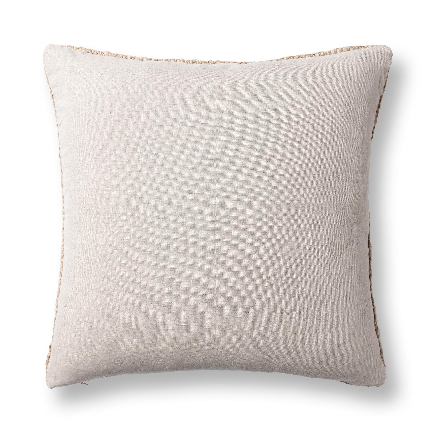 SR Jai Natural 22x22 Throw Pillow - Ornate Home