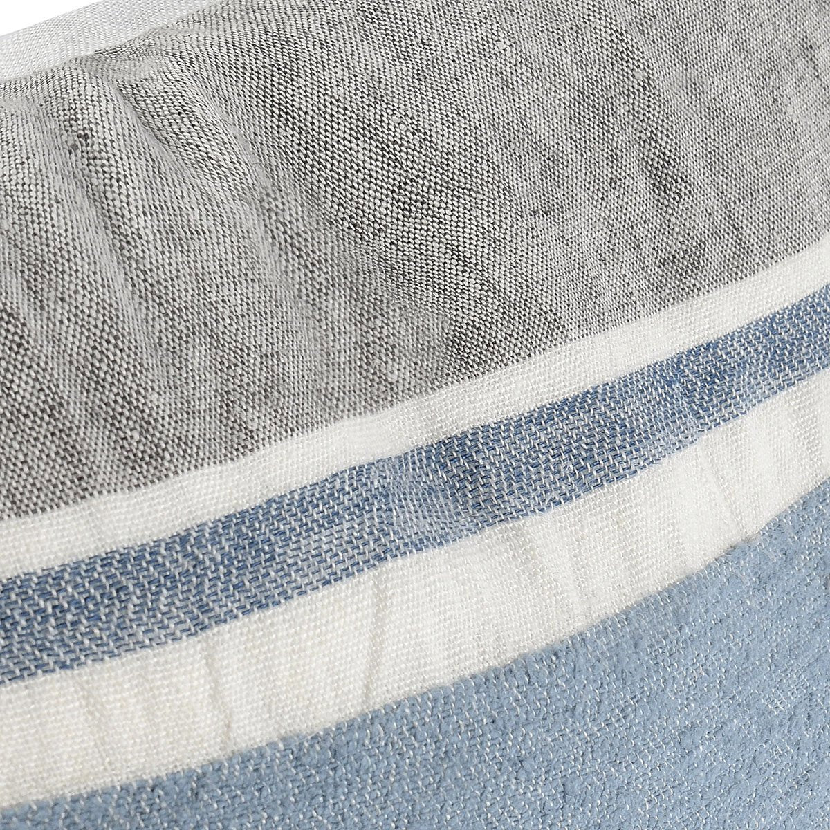 ST Lima Capri Blue/Dark Gray Multiple Sizes Throw Pillow (Set of 2) - Ornate Home