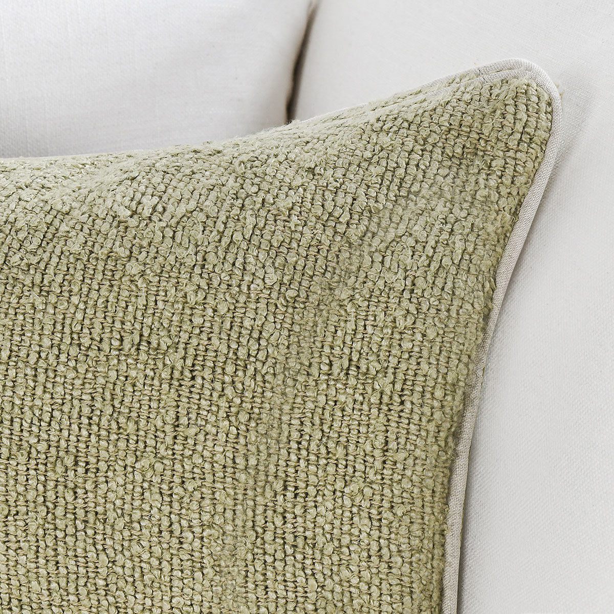 ST Sava Wheat Green Multiple Sizes Throw Pillow (Set of 2) - Ornate Home