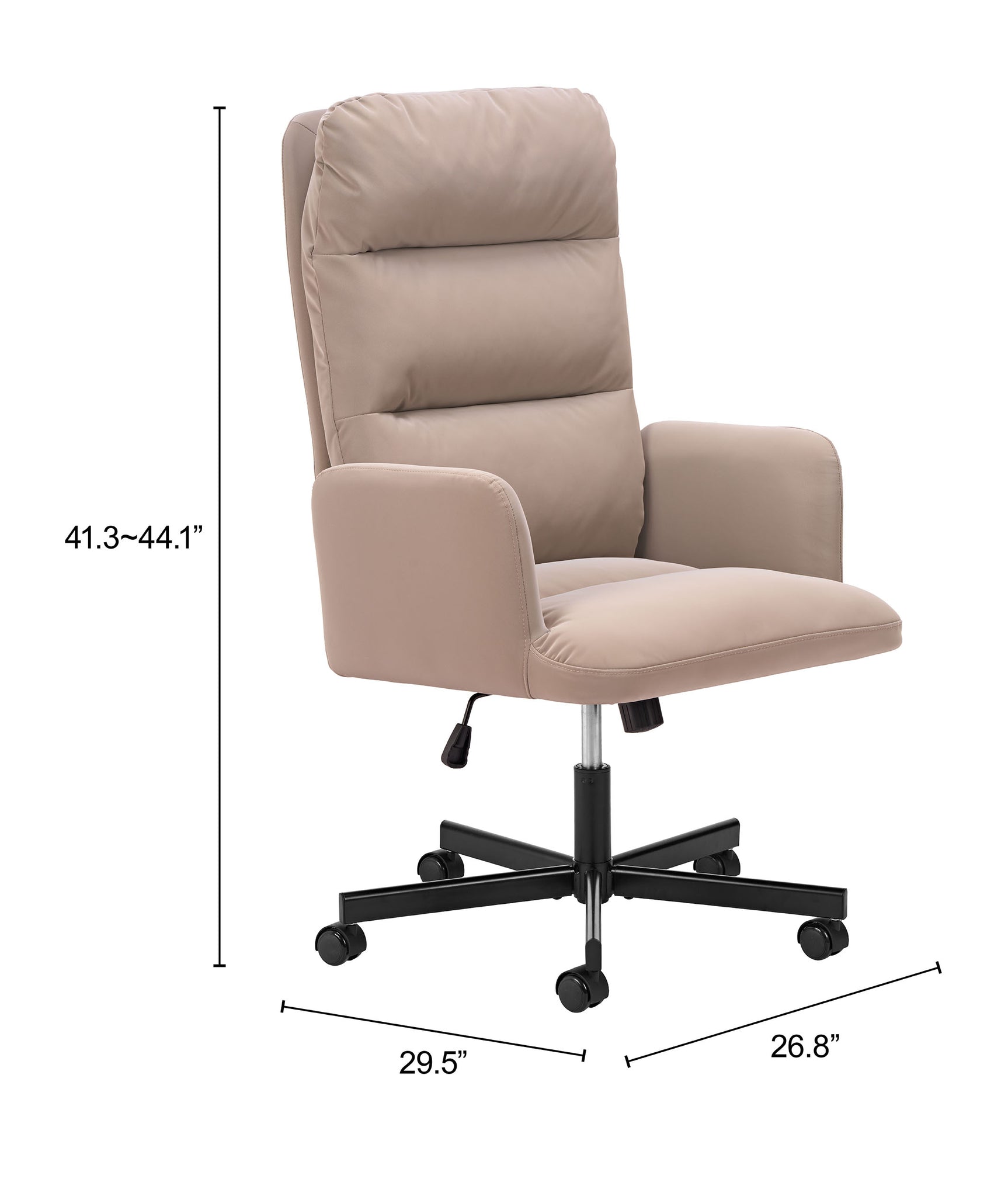 Sable Gray Office Chair - Ornate Home