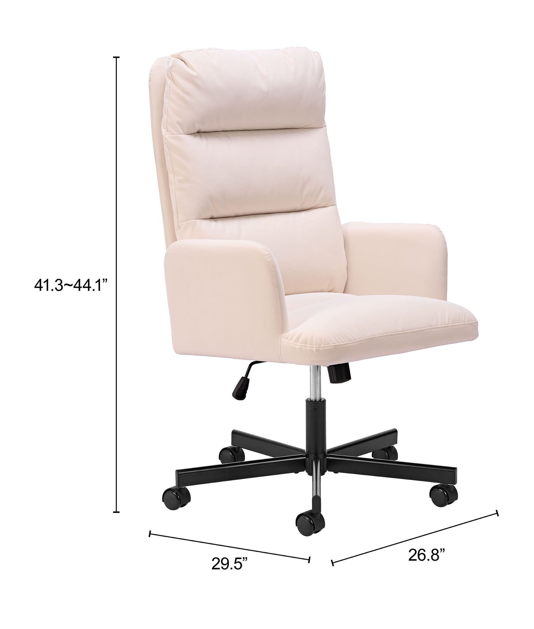 Sable Ivory Office Chair - Ornate Home