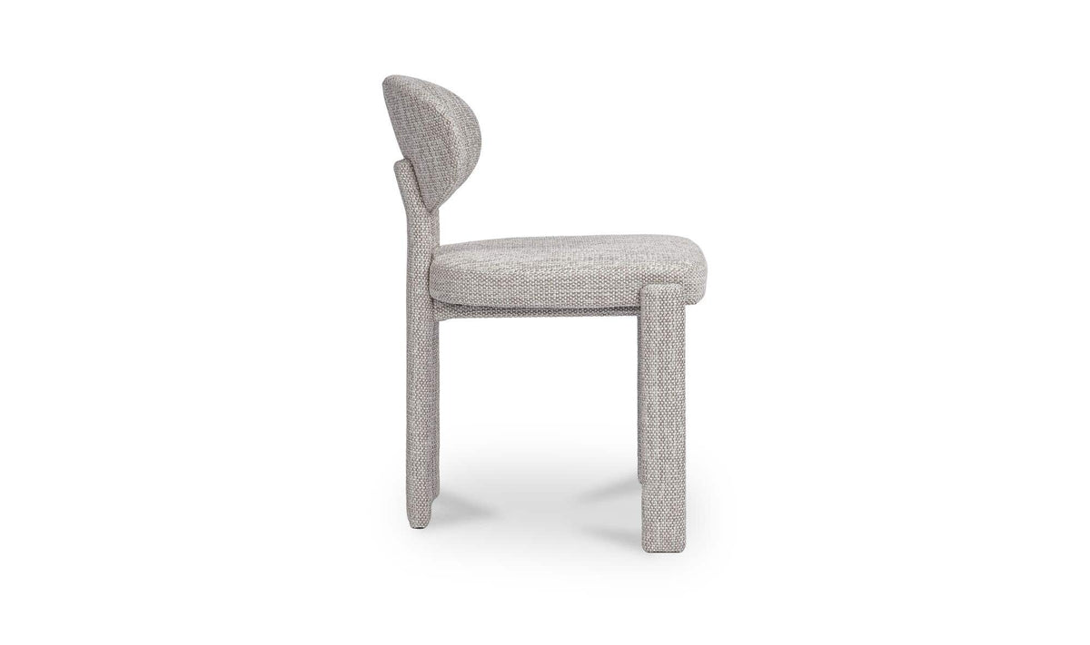 Sable Speckled Light Grey Dining Chair (Set of 2) - Ornate Home