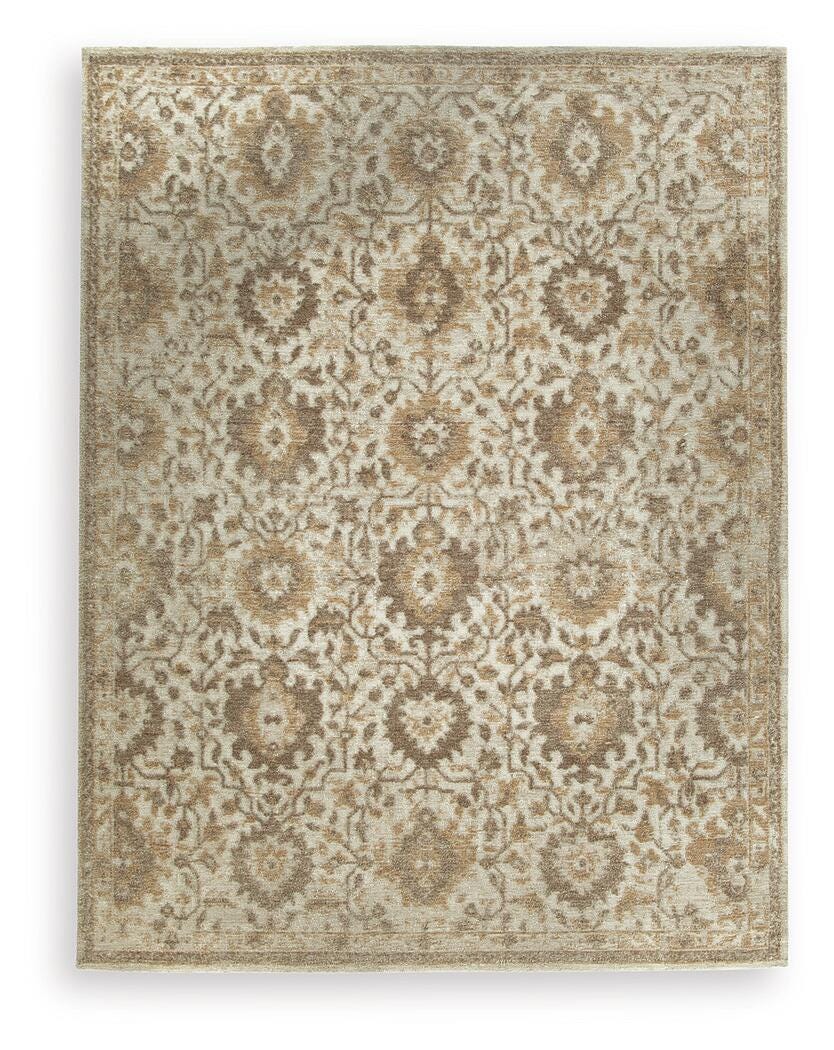 Sableridge Ivory/Taupe/Camel Large Rug - Ornate Home
