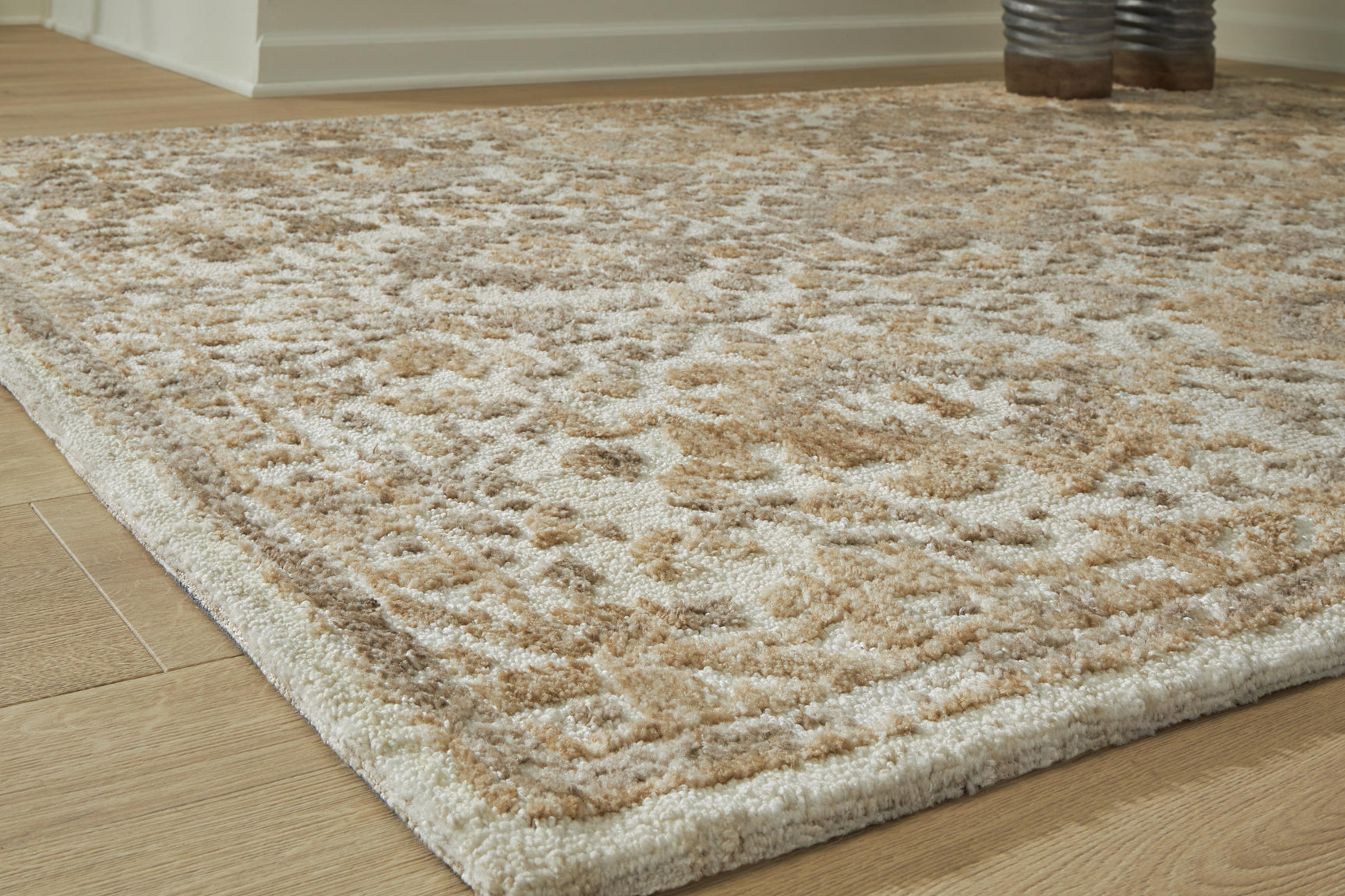 Sableridge Ivory/Taupe/Camel Large Rug - Ornate Home