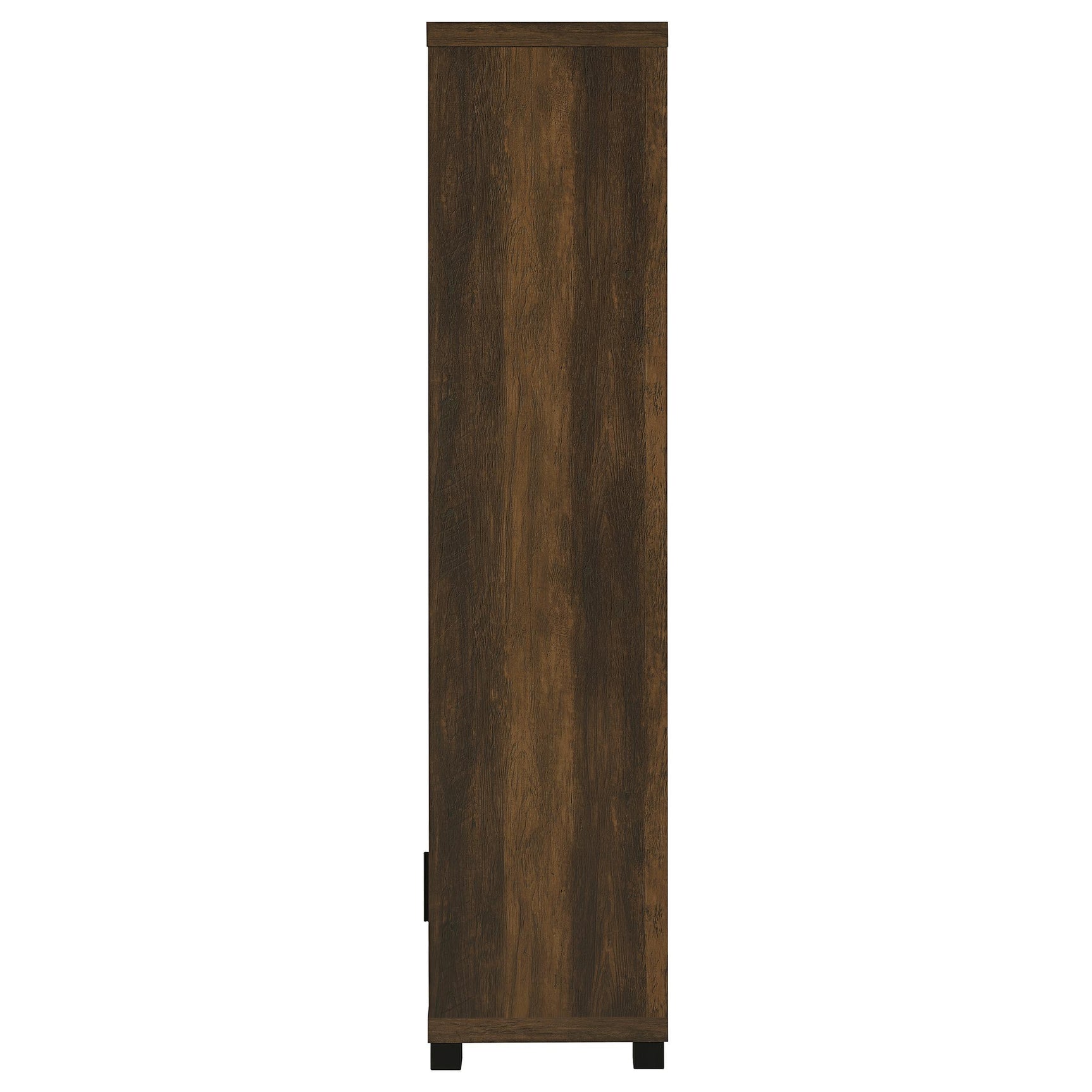 Sachin Dark Pine 3-shelf Engineered Wood Media Tower - Ornate Home