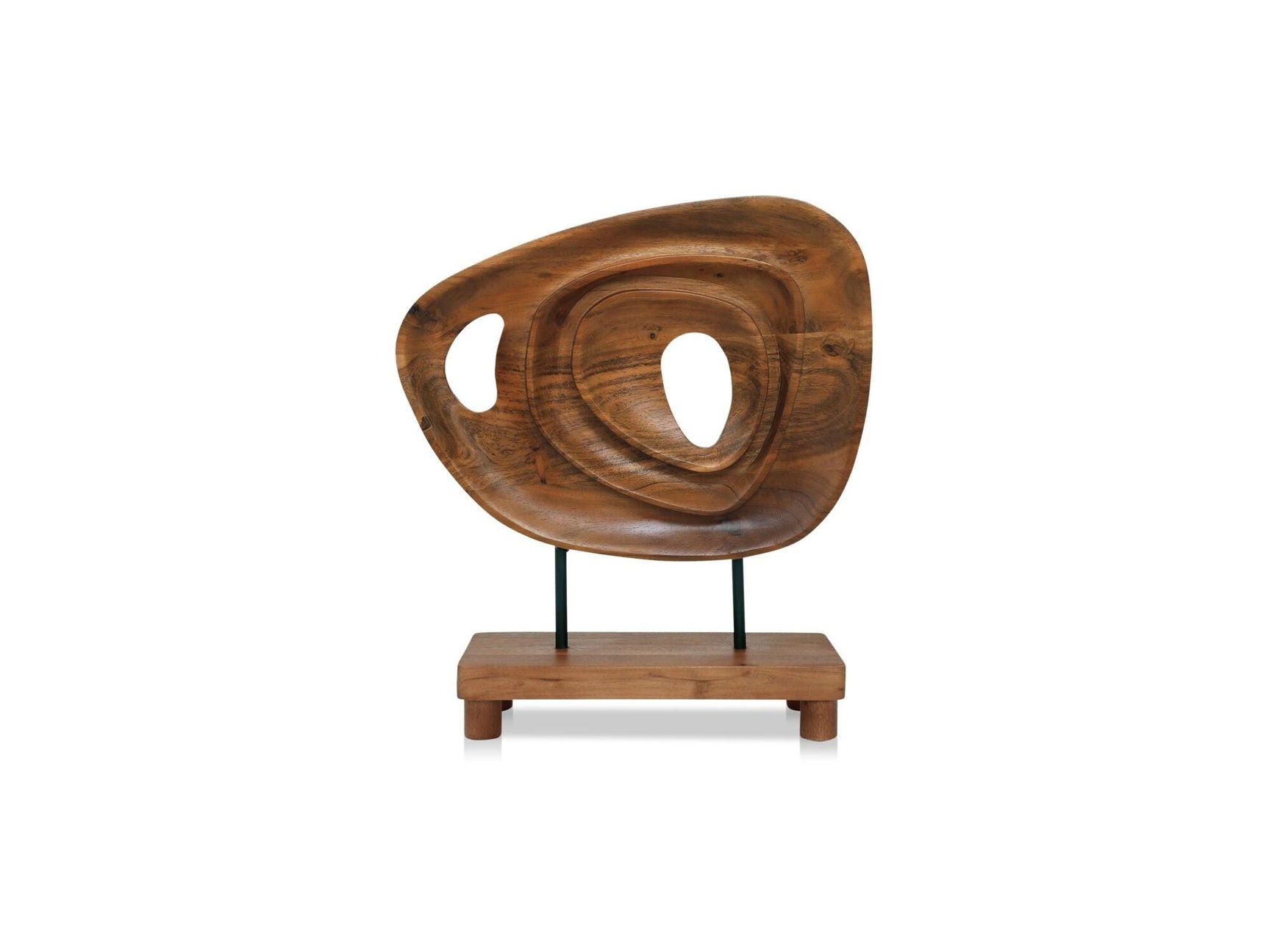 Saddler Natural Acacia Sculpture - Ornate Home