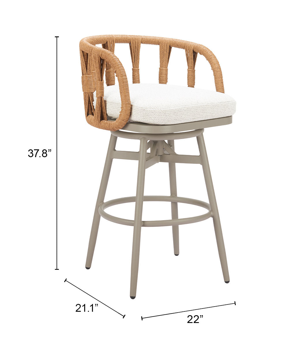 Safal Multicolor Swivel Barstool