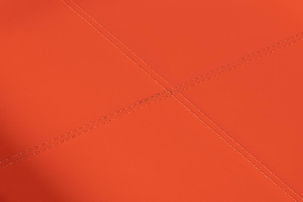 Safari Orange Leather Tray - Ornate Home