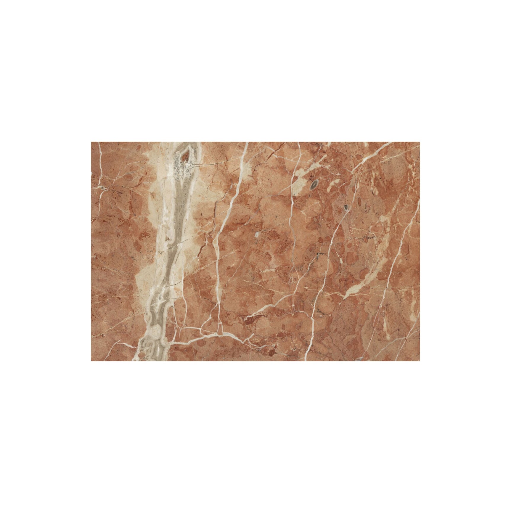 Sage Alicante Red Marble/Dark Brown Cafe Table - Ornate Home