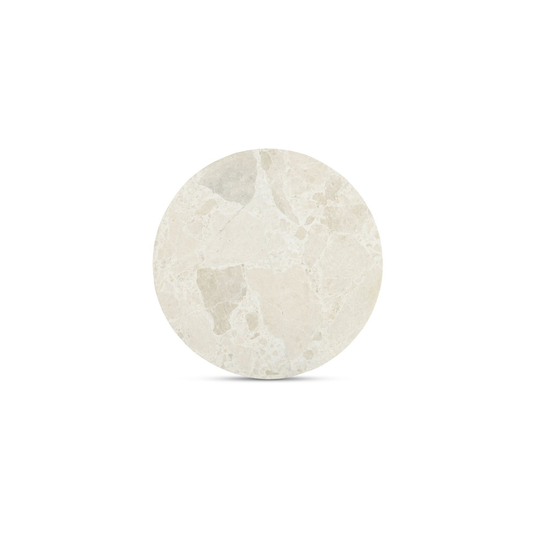 Sage Cosmos Beige Marble/Dark Brown Cafe Table - Ornate Home