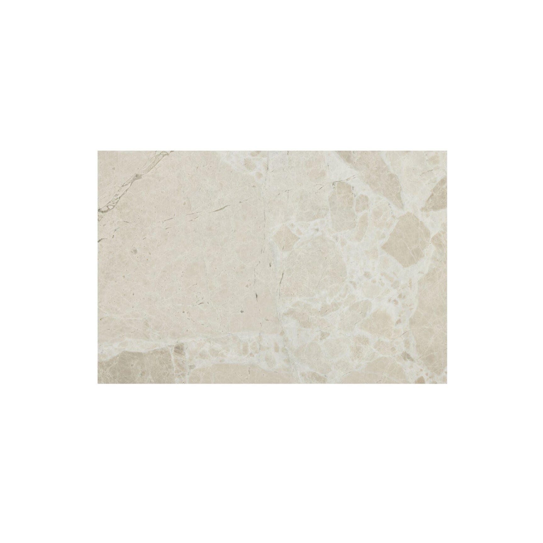 Sage Cosmos Beige Marble/Dark Brown Cafe Table - Ornate Home