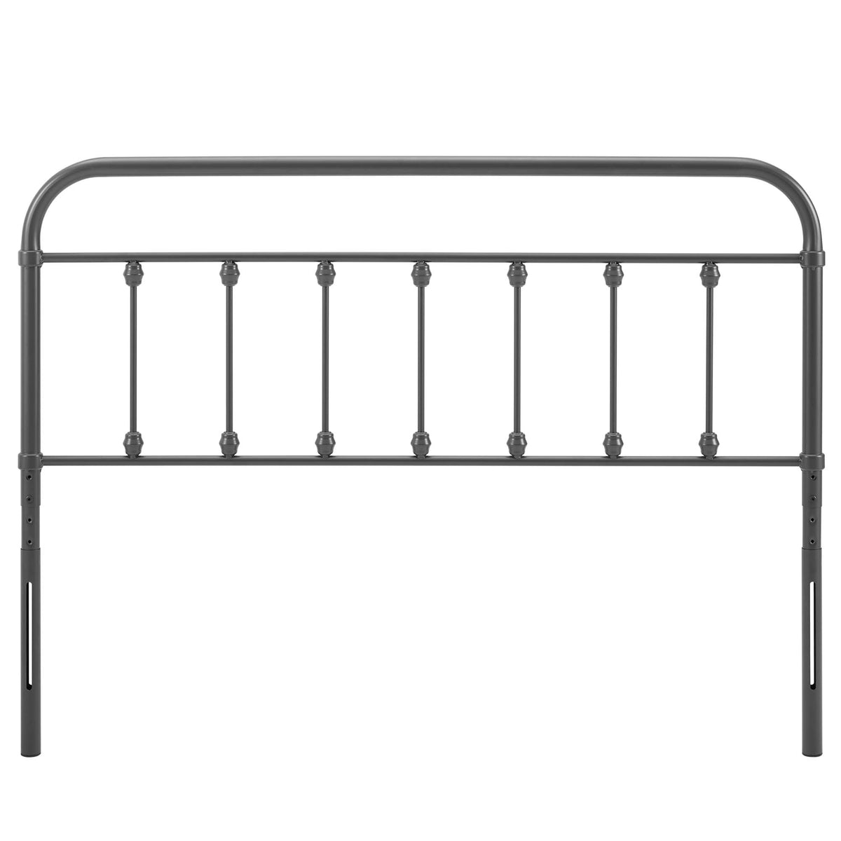 Sage Gray Metal Twin Headboard - Ornate Home