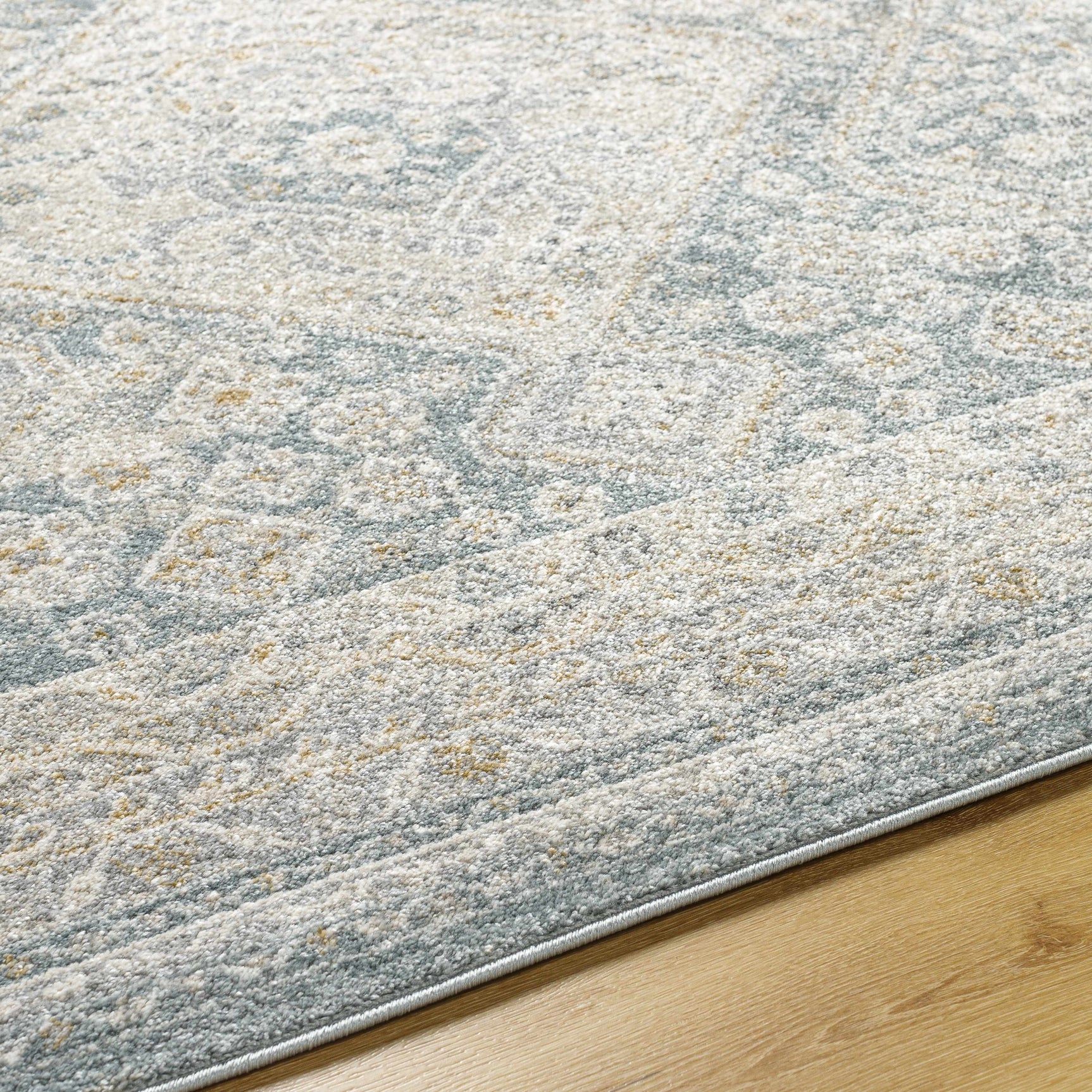 Sagen Blue Medallion Area Rug - Clearance - Ornate Home