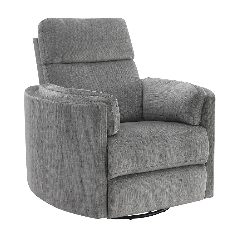 Sagen Charcoal Glider Recliner - Ornate Home