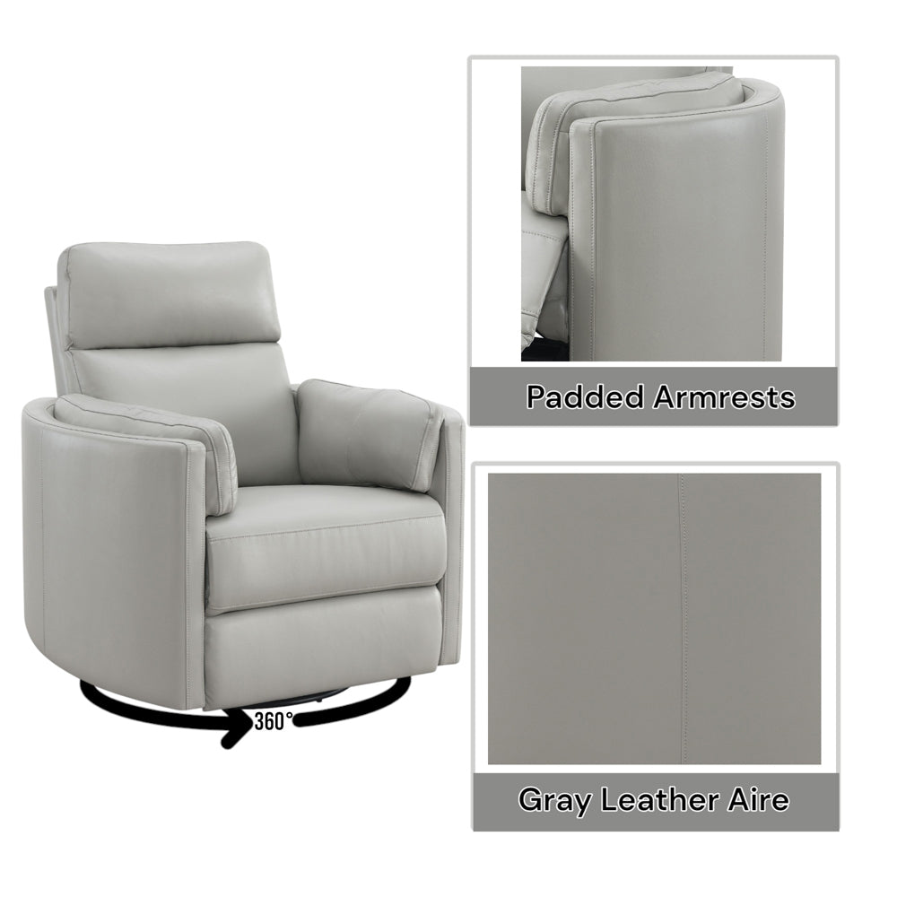 Sagen Gray Glider Recliner - Ornate Home