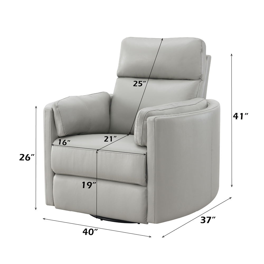Sagen Gray Glider Recliner - Ornate Home