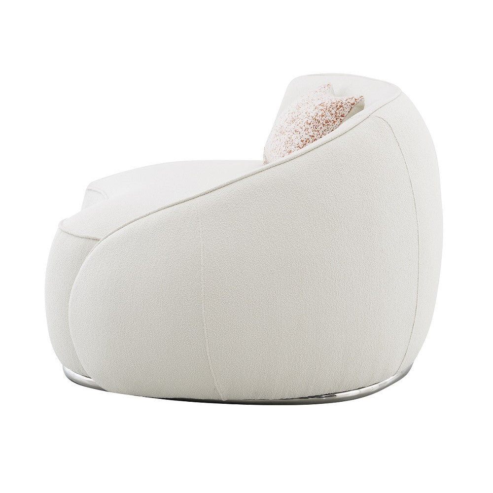 Sahara Beige Sectional Sofa W/3 Pillows - Ornate Home