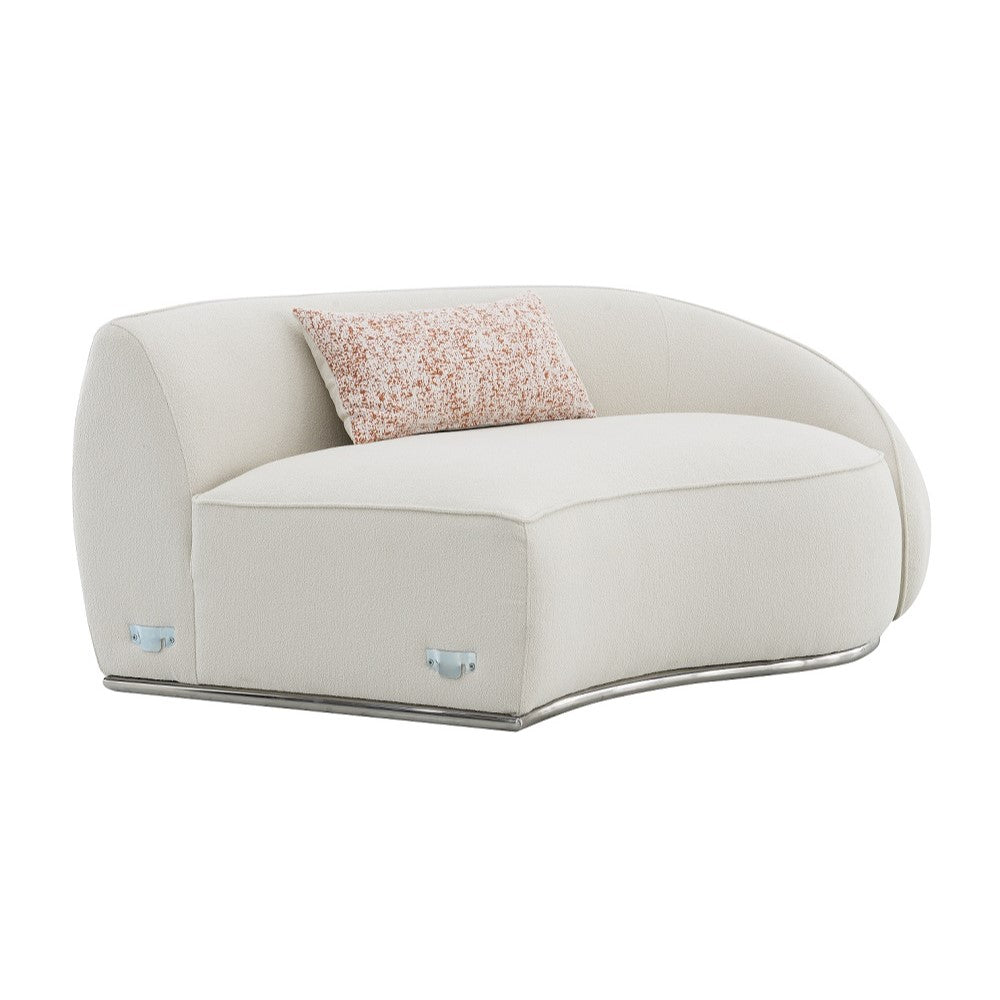 Sahara Beige Sectional Sofa W/3 Pillows - Ornate Home